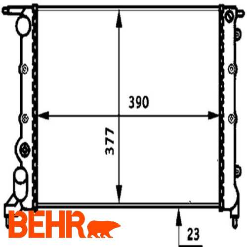 SU RADYATÖRÜ  1.2I-1.4I CLIO I 96-