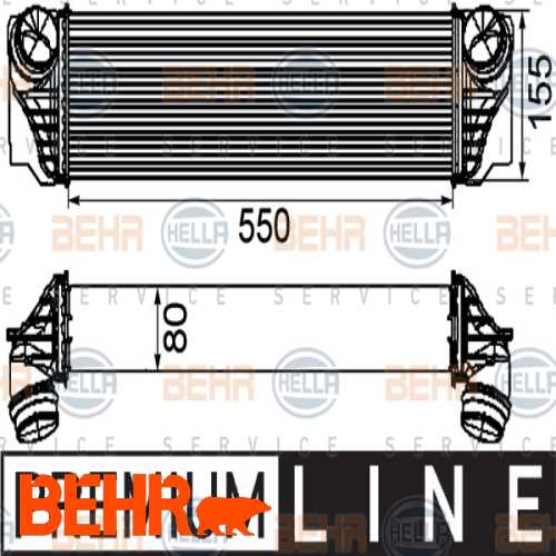 TURBO RADYATÖRÜ  M47N-N57N F07-F10-F10 LCI-F11-F11 LCI-F01-F02 10-17 Ürün Görseli