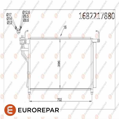 KLIMA RADYATÖRÜ  DZL H1 07-15 Ürün Görseli