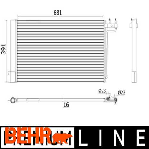 KLIMA RADYATÖRÜ  1,6 DURATECH FOCUS/C-MAX 14-