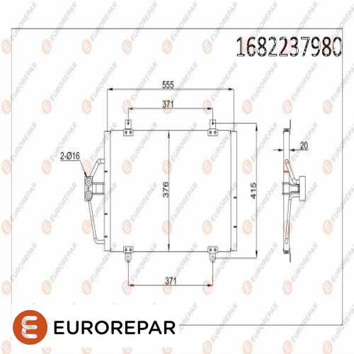 KLIMA RADYATÖRÜ  1.6I 2.0I 1.9 DTI 2.0 16V MEGANE I SCENIC I 96-99