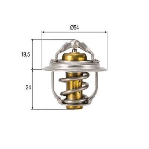 TERMOSTAT 82°C / 410396.82D CAGA-CAHA-CAGB-CAGC-BBY-BKY-BBZ 1,4 16V-2,0 TDI A4-A5-A6-Q5-POLO 08- Ürün Görseli