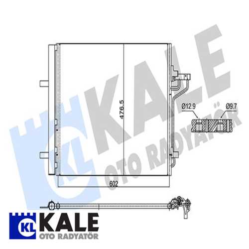 FORD FOCUS/C-MAX FORD KLIMA RADYATÖRÜ (ECOBOOST 150-160-182 PS)