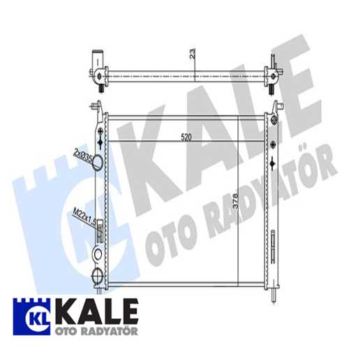 FIAT ALBEA-PALIO FIAT SU RADYATÖRÜ MKN Ürün Görseli