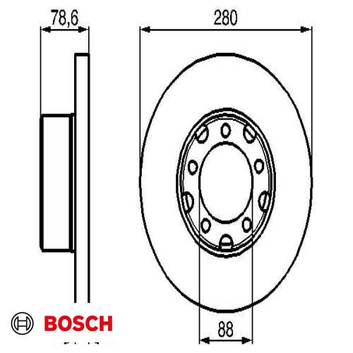 FREN DISKI ÖN  BM T1-T2 81-95 Ürün Görseli