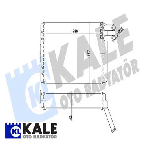 VOLVO 740/760/940/960/S90/V90 VOLVO KALORIFER RADYATÖRÜ
