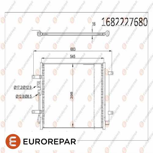 KLIMA RADYATÖRÜ  BM IONIQ / NIRO 16-> Ürün Görseli