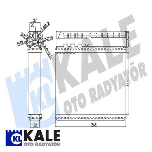 BMW E36 BMW KALORIFER RADYATÖRÜ KLIMALI