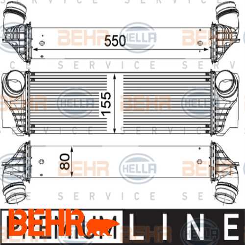 TURBO RADYATÖRÜ  N62 F06-07-01-02 08- Ürün Görseli
