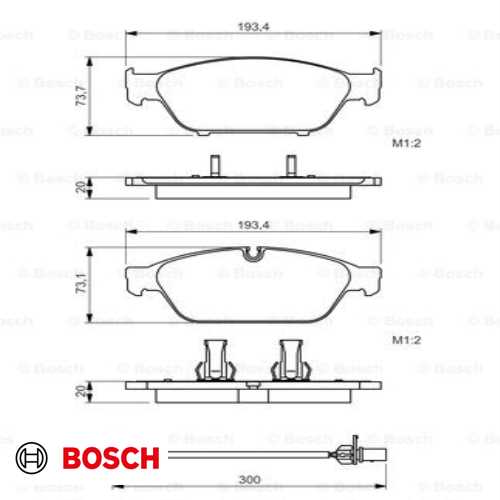 FREN BALATASI ÖN GDB1883 / FDB4397 BM A6-A7-A8 11- Ürün Görseli