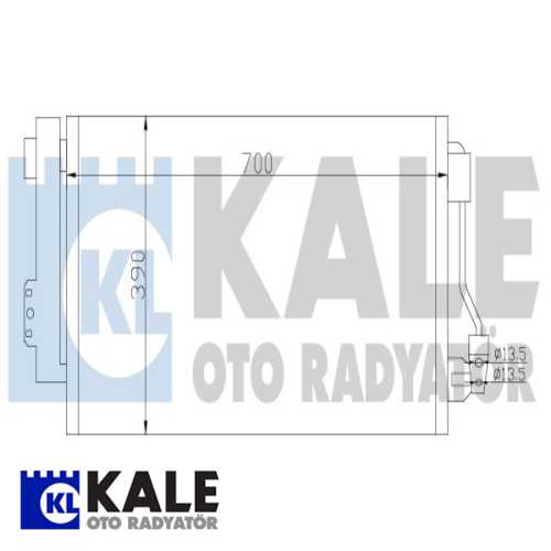MERCEDES VITO.111,115, MERCEDES KLIMA RADYATÖRÜ BHR 8FC 351 343-001