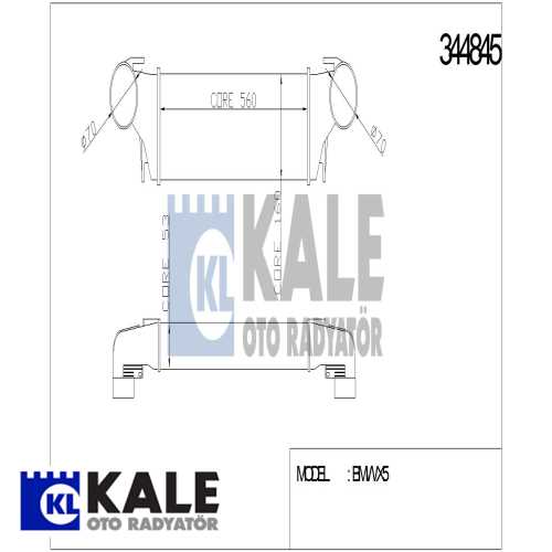 BMW X5 E53 BMW TURBO RADYATÖRÜ Ürün Görseli