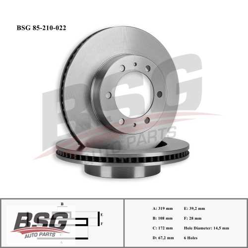 FREN DISKI ÖN  2.4 D:2.8 D HILUX (GUN135, GUN125, GUN126) 15- Ürün Görseli