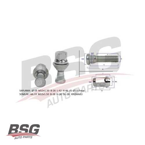 BIJON SAPLAMASI KROMAJ SOMUNLU BM CONNECT 02-13