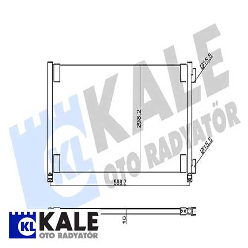 FIAT FIAT PUNTO FIAT KLIMA RADYATÖRÜ ( KURUTUCUSUZ) BRAZING