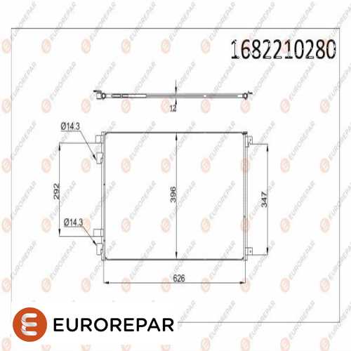 KLIMA RADYATÖRÜ KONDENSER BM MEGANE II 03- Ürün Görseli