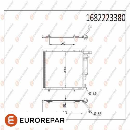 KLIMA RADYATÖRÜ TÜPLÜ 1,5 TDCI COURIER 14- Ürün Görseli