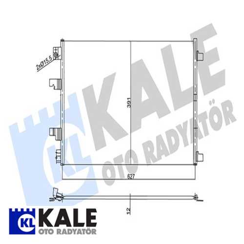 JAPON QASHQAI (J10) JAPON KLIMA RADYATÖRÜ .