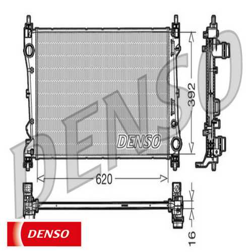 SU RADYATÖRÜ  1,3-1,6-1,9 DOBLO-III-BRAVO-COMBO 07- Ürün Görseli