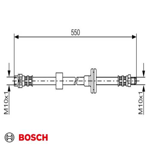 FREN HORTUMU ÖN  BM X3 E83 03-11 Ürün Görseli