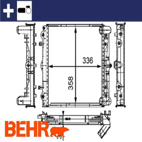 SU RADYATÖRÜ  M96.01 3,4 911 CARRERA 01-