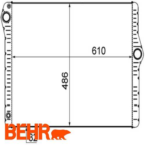 SU RADYATÖRÜ 8MK 376 777-304-60776 N52-N53 F10-F11-F18-F01-F02 07-17