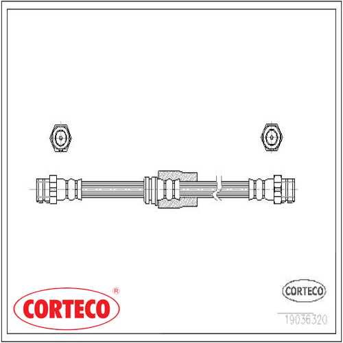 FREN HORTUMU ÖN 83.7249-0536.3 / 30794 BM PASSAT 04-10