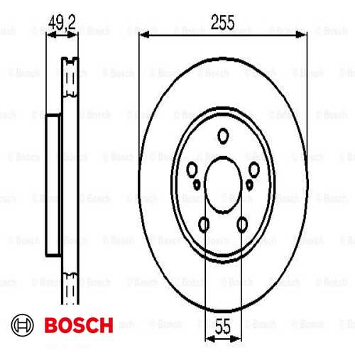 FREN DISKI ÖN . 2.0 CORONA (T19) : PRIUS (W3) 09-15 92-97 Ürün Görseli