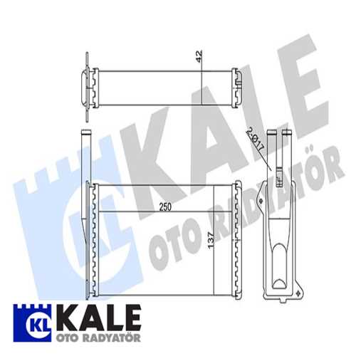 FORD SCORPIO/SIERRA FORD KALORIFER RADYATÖRÜ