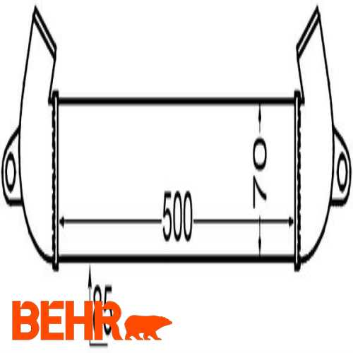 TURBO RADYATÖRÜ  BM DOBLO 01-10 Ürün Görseli