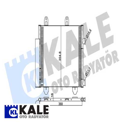 PSA C1 II PSA KLIMA RADYATÖRÜ Ürün Görseli