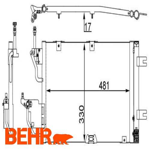 KLIMA RADYATÖRÜ TANIM BF2 Z13DTH Z17DTH Z19DT Z19DTH ASTRA H ZAFIRA B 04- Ürün Görseli