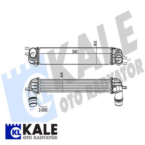 BMW MINI R55-R56-R57-R58-R59-R60-R61 BMW TURBO RADYATÖRÜ Ürün Görseli