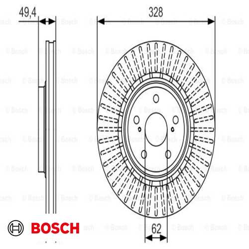 FREN DISKI ÖN . 2.5 Hybrid RAV4 (A4) 16-