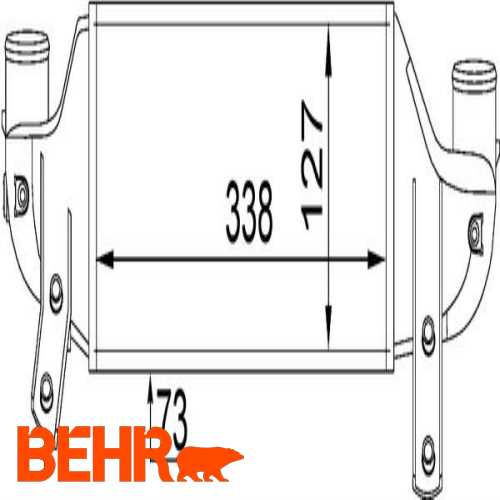 TURBO RADYATÖRÜ  1,8 D FOCUS 02- Ürün Görseli