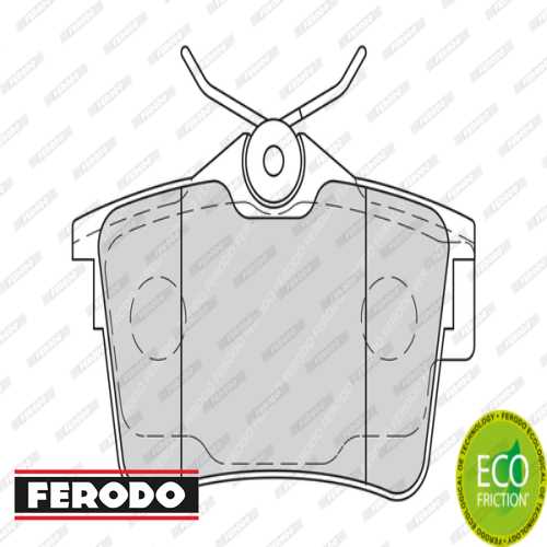 PSA PARTNER TEPEE / BERLINGO / 308 / 3008 PSA FREN BALATASI ARKA Ürün Görseli