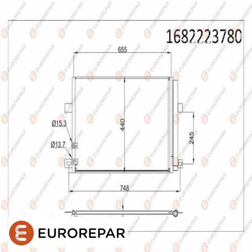 KLIMA RADYATÖRÜ 940225( 677X455X16 ) BM AMAROK 10-