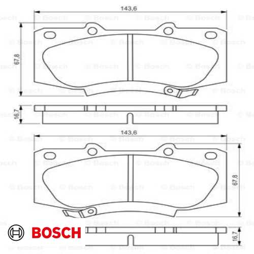 FREN BALATASI ÖN . 2.5 D4D HILUX (KUN35, KUN25) 12-15