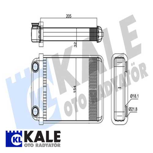 OPEL ASTRA J ASTRA K CASCADA ZAFIRA C OPEL KALORIFER RADYATÖRÜ AL/BRZ