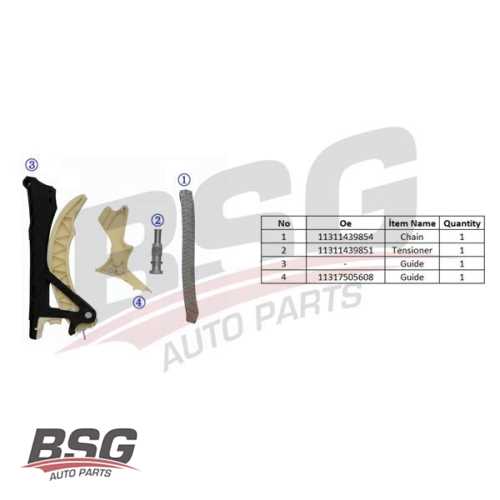 EKSANTRIK ZINCIR SETI ZINCIR-2 KIZAK-ZINCIR GERGISI N42-N46 E46-E81-E82-E87-E88-E90-E91-E92-E93-E60-E61-X1 E84-X3 E83 02-11