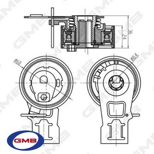 PSA 308 / FOCUS/COURIER/FIESTA/MONDEO/CROSSLAND X GRANDLAND X COMBO E PSA TRIGER GERGI RULMANI Ürün Görseli