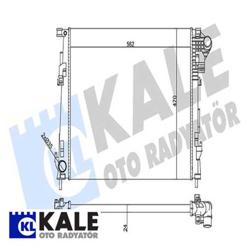 RENAULT TRAFIC II RENAULT SU RADYATÖRÜ Ürün Görseli
