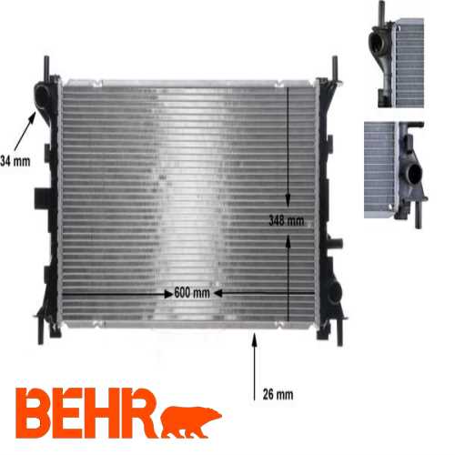 SU RADYATÖRÜ BENZINLI 2,0 ZETEC-E FOCUS 98-04 Ürün Görseli