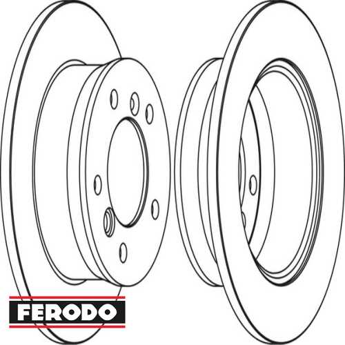 MERCEDES SPRT.CDI-VW.LT.28,35/46 MERCEDES FREN DISKI ARKA TEK Ürün Görseli