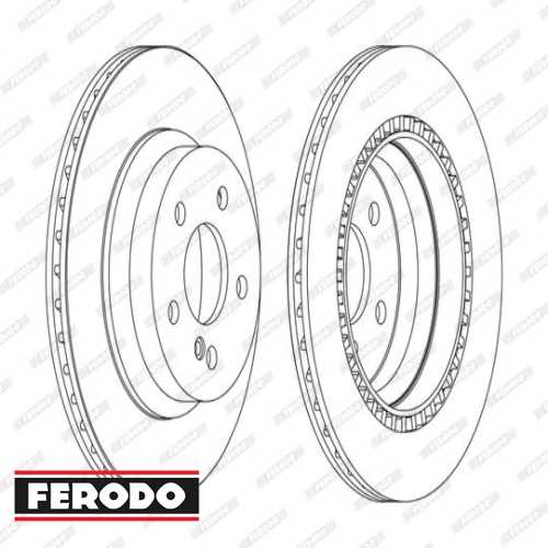 MERCEDES W204-211-219-212 MERCEDES FREN DISKI ARKA TAKIM Ürün Görseli