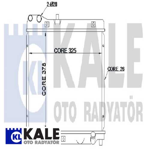 JAPON JAZZ (GD) JAPON SU RADYATÖRÜ 378X325X26