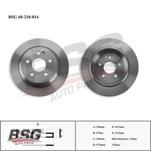 FREN DISKI ARKA  OM.646 VITO.109,111,115,120.CDI VIANO.2,2-3,0.CDI 03+& Ürün Görseli