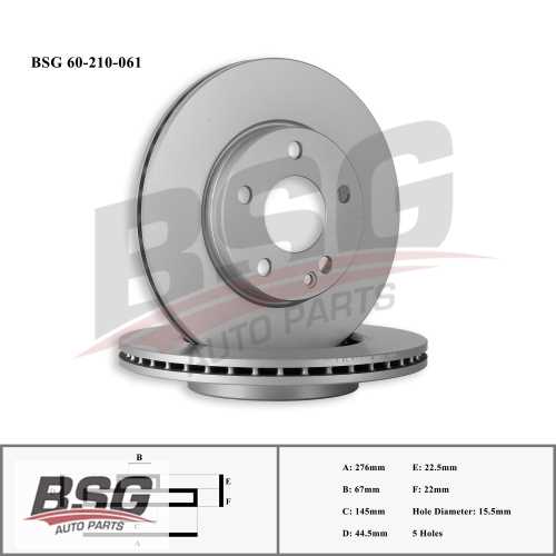 FREN DISKI ÖN  266-640 A-SERISI 169-245 2004-2011