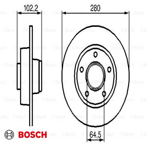 FREN DISKI ARKA 280 MM RULMANSIZ BM TRAFIC II / VIVARO 01-