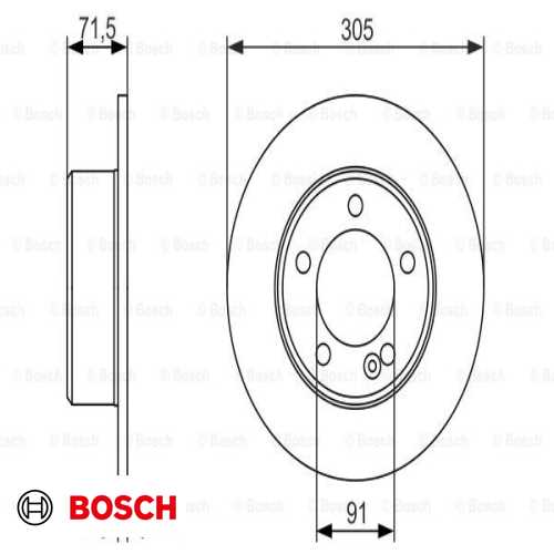 FREN DISKI ARKA 305 MM BM MASTER III 08-
